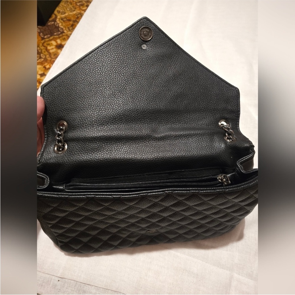 YSL 1:1 Black Quilted Leather bag - Picture 6 of 10